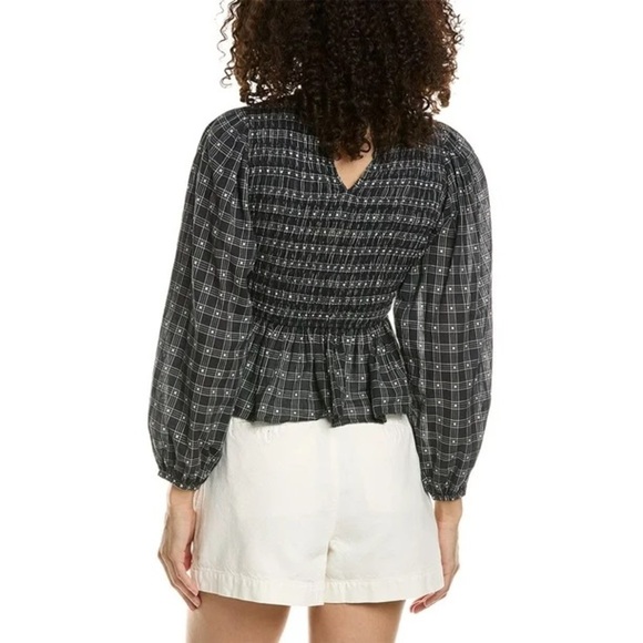 The Great. The Contessa Ling Sleeve Peplum Top - Picture 5 of 9